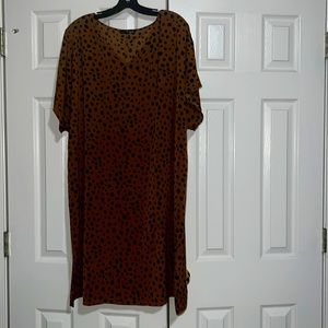 Animal print dress